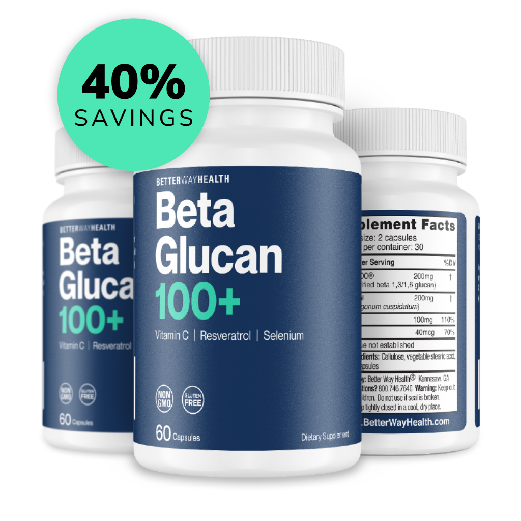 same a massive 40% off selected beta glucan products