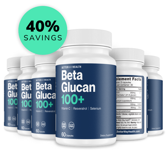 get beta glucan 100+ for a massive 40% savings