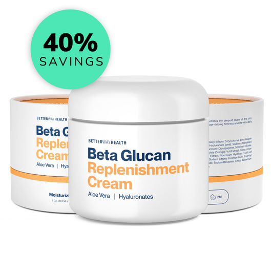 3 Bottles Beta Glucan Replenishment Cream 40% OFF