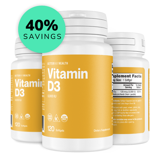 | Special | 3 Bottles Vitamin D3 40% OFF