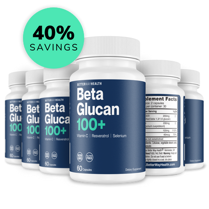 get beta glucan 100+ for a massive 40% savings