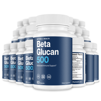 An image of Beta Glucan 500 60 Capsules.